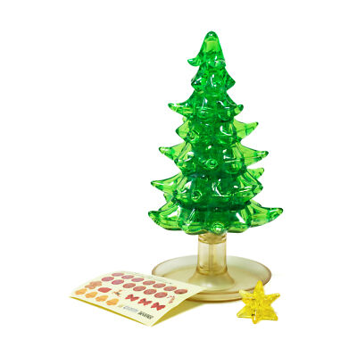 New - AreYouGame.com 3D Crystal Puzzle - Christmas Tree: 69 Pcs - Ages 12+