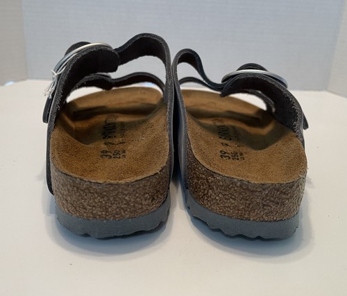 NWOT BIRKENSTOCK ARIZONA BIG BUCKLE SLIDE SANDAL WOMENS DOVE GRAY SZ 8-8.5US/ 39 - 第 7/12 張圖片