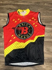 Louis Garneau Cycling Vest Vintage Men’s Medium Brick heads #CC