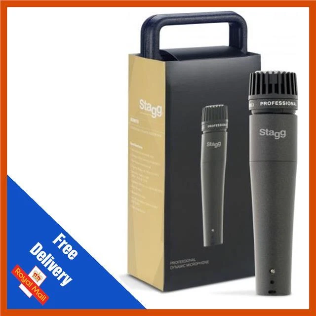 Stagg SDM70 Dynamic Instrument Guitar Snare Tom Microphone FREE XLR Lead