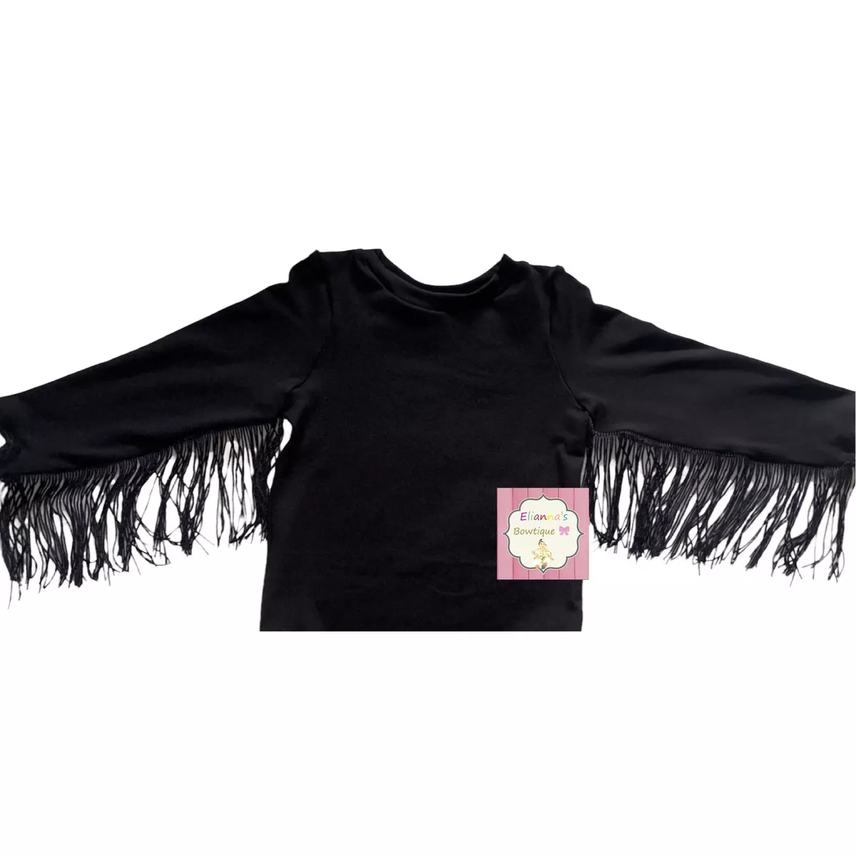 black fringe shirt