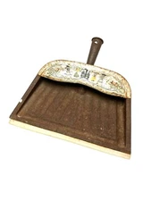 Vintage Dustpan JV Reed Copper Metal Dust Pan Scandinavian Theme M Taber