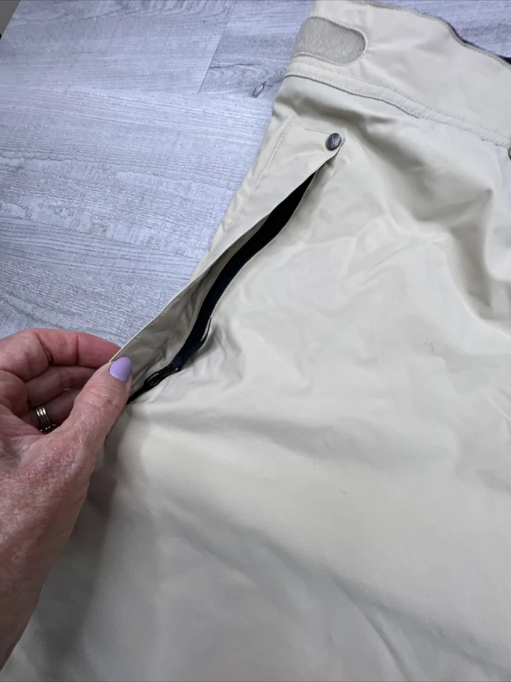 NWOT Mission Six M6 Mens Winter Pants Mesh Lined Pockets Activewear Beige Sz XL - Image 4 of 4