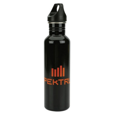 Aluminium Metall Trinkflasche Schwarz Hochwertig Spektrum RC Brandneu 500ml