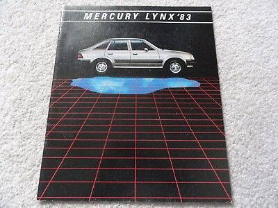 1983 Mercury Lynx Sales Brochure | eBay