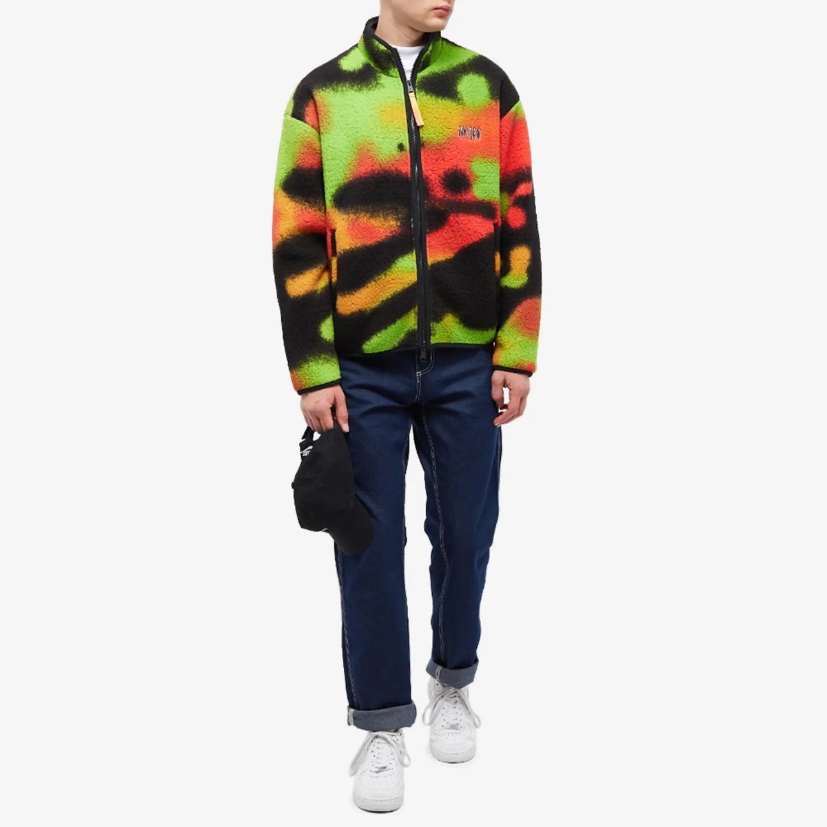 Nike Air Jordan Jacket Fleece Flight MVP Statement Graphic Zipper