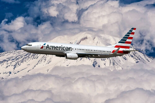 AMERICAN AIRLINES BOEING NEXT GENERATION 737-800 8x12 GLOSSY PHOTO PRINT - Afbeelding 1 van 1