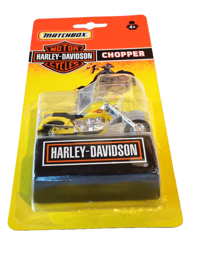 ✅  Matchbox Motorcycles * HARLEY-DAVIDSON CHOPPER 1200 von 1992 in OVP * MOC - Bild 3 von 4