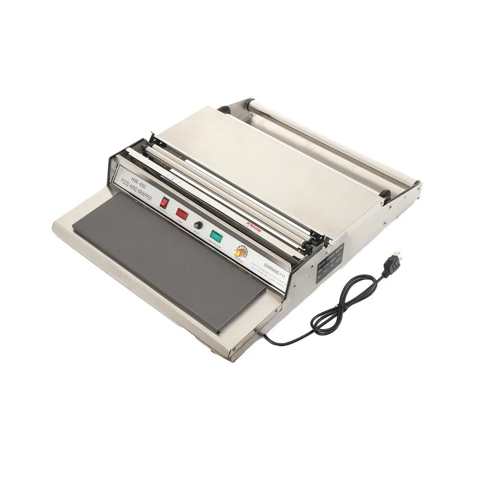 Hand Wrapping Machine 110V Cling Film Packaging Machine Food Packing Commercial - Image 3 of 4