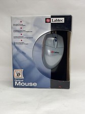 Vintage Labtec 3-Button Optical Mouse PS/2 Port Scroll Wheel Windows 95 98 ME