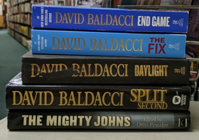 David Baldacci Daylight End Game The Fix Split Second The Mighty Johns x5