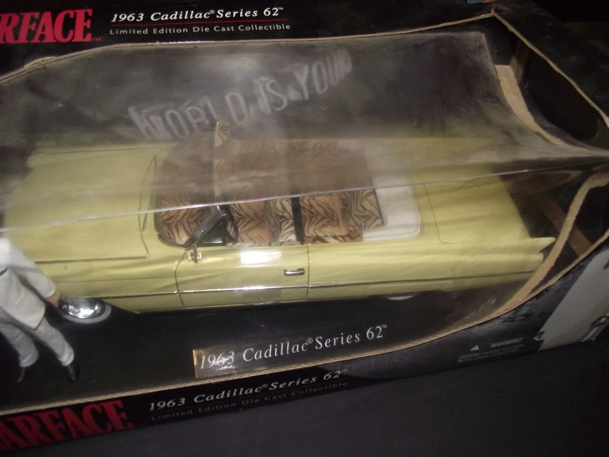 Scarface 1963 Cadillac Series 62 JADA 1:18 Limited Movie Diecast Tony  Montana