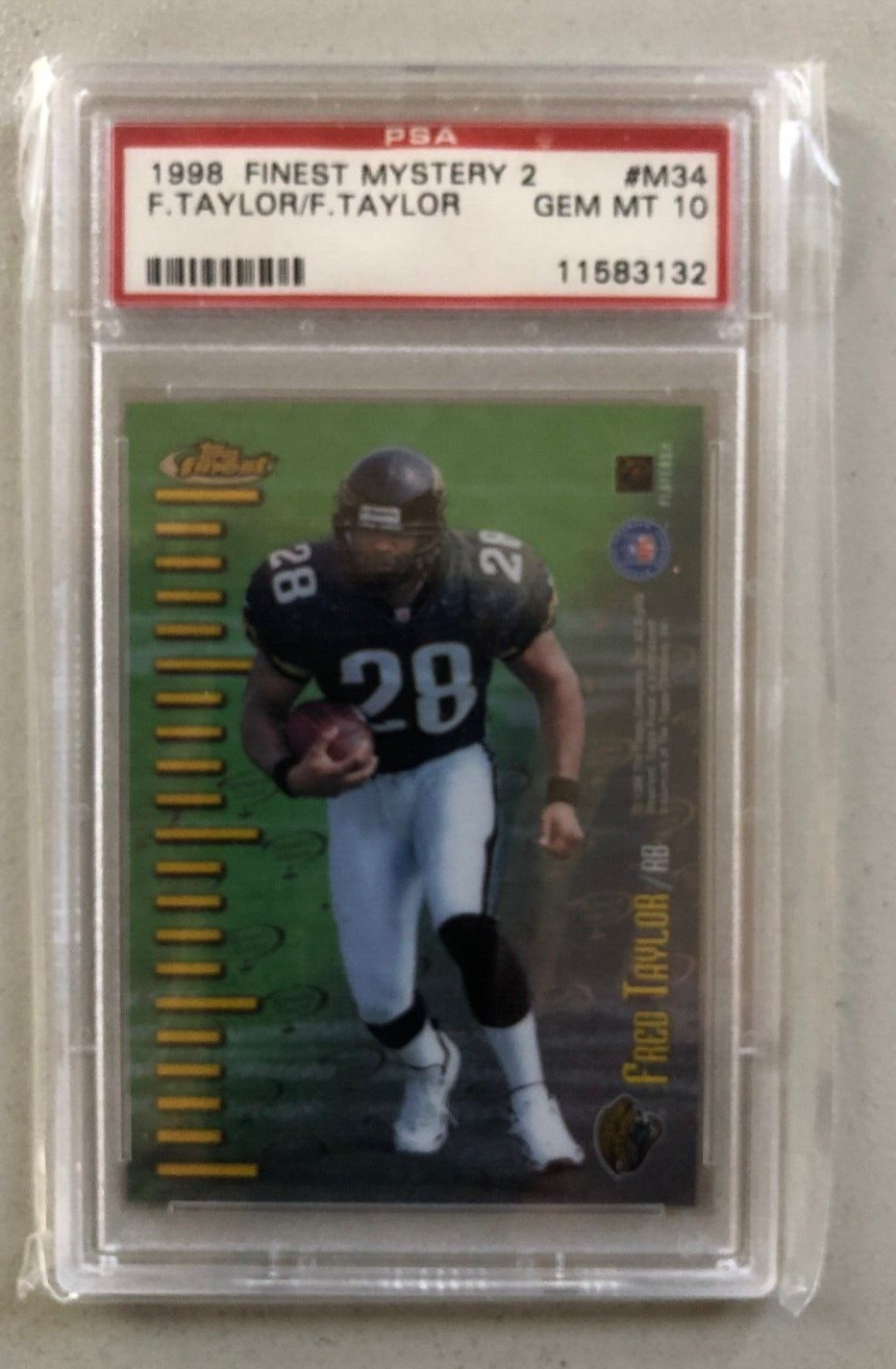 Fred Taylor Finest Mystery Finest 2 #M34 Base