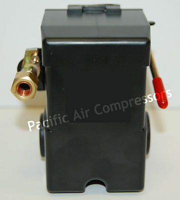 POWER EX PRESSURE SWITCH 95 PSI ON 125 PSI OFF SINGLE PORT UNLOADER VALVE ON/OFF