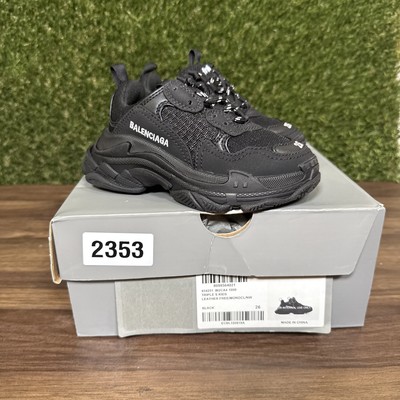 Balenciaga Triple S Shoes Kids Size 26 Chunky Sneaker Leather