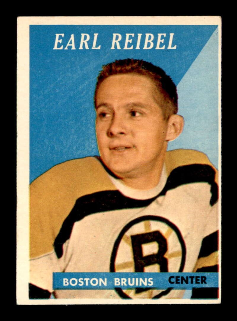 Earl Reibel #57 Hockey Cards 1958 Topps trading card — raw and PSA graded price guide