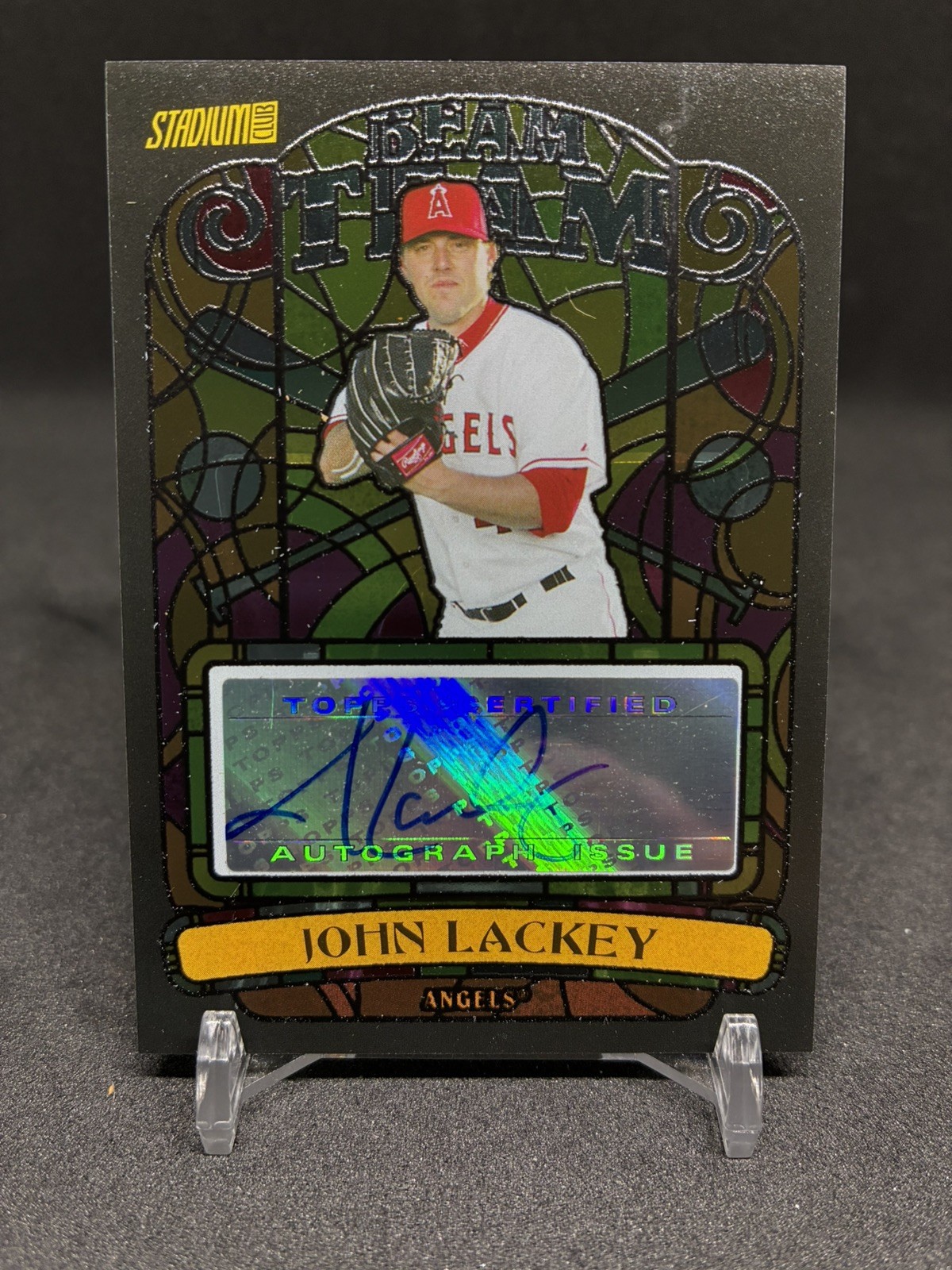 2008 Topps Stadium Club Beam Team John Lackey #BTA-JL Angels