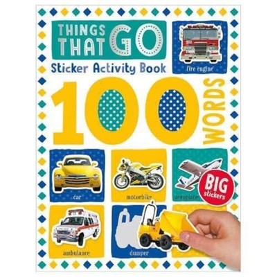 100 Things That Go Words Sticker Activity by Make Believe Ideas NEW