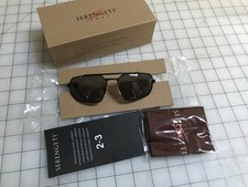 Serengeti Hinkley Polarized SS570001 Matte Black Saturn Polarized Made In Italy