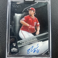 Shinnosuke Ogasawara Auto 2026 Topps Chrome Black #CBA-SOG Washington Nationals