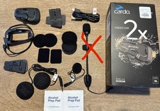 Cardo Freecom 2x Single Headset Bluetooth wit...
