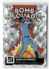2022 Donruss #BS-4 Marcus Semien Bomb Squad Diamond SP