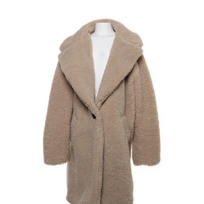 Next, Mantel, Mädchen, Größe: 164, Beige, Polyester, Einfarbig, Plüsch #iWc