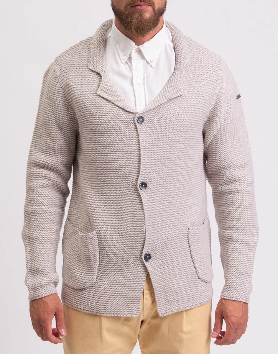 PVP€320 COLECCIÓN TRUSSARDI Cárdigan Talla XL Mezcla Lana Hecho en Italia