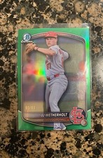 2025 Bowman Draft Chrome True Green Refractor /99 JJ Wetherholt #BDC-145