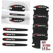 Car Door Handle Protector, 8 Pcs Door Protectors for Vehicles, Black, Door