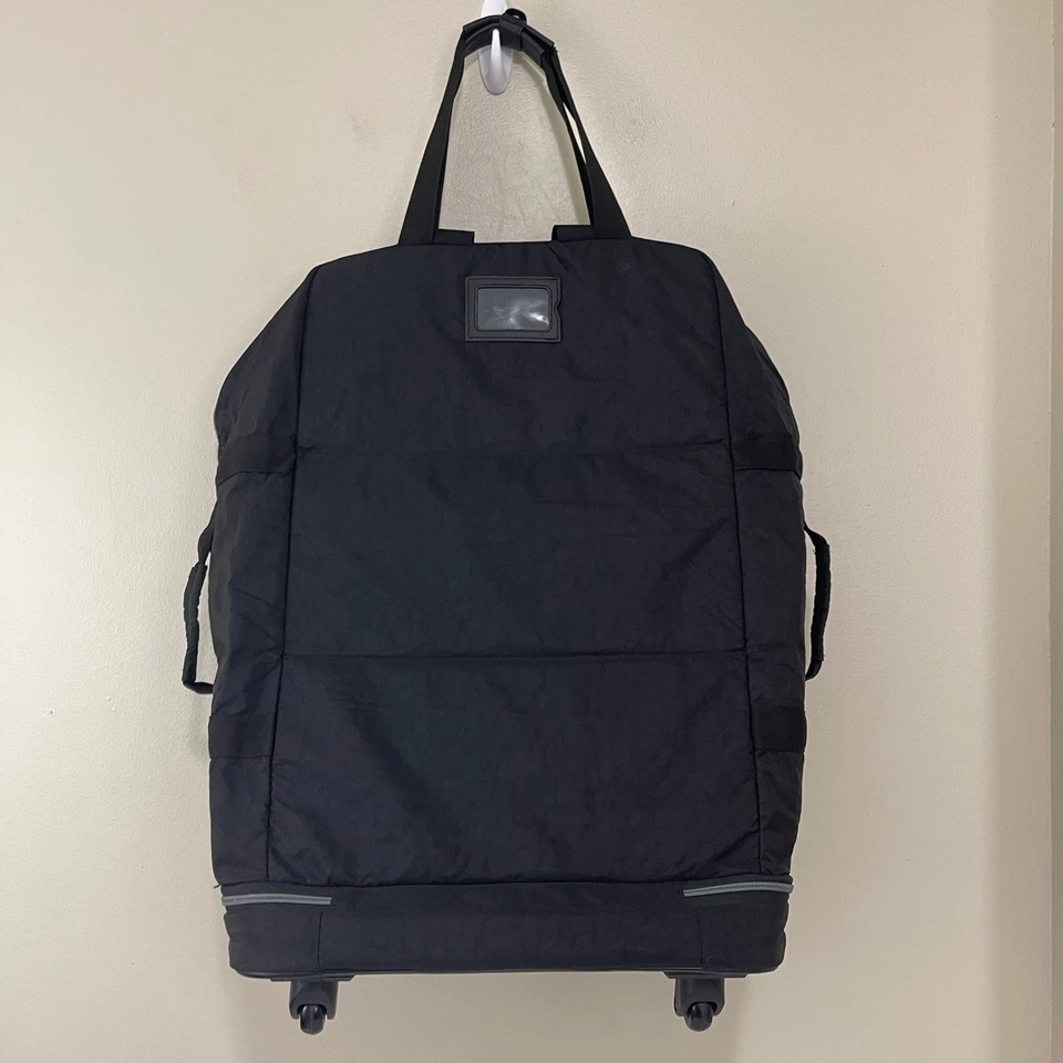 Bagagem de mão Biaggi 31" dobrável giratória preta com rodas - Imagem 2 de 4