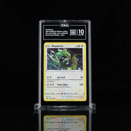 RAYQUAZA 2024 POKÉMON SWORD & SHIELD BLACK STAR PROMOS #SWSH029. TAG 10