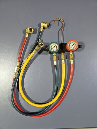 R12 R22 R-502 Manifold Gauge Set HVAC A/C Charging by EF Products USA ...