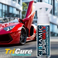 CERAMIC CAR COATING SPRAY PRO GRADE TRICURE TECHNOLOGY ADVANCED PROTECTION GLOSS