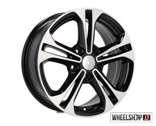 KIA Sportage Style R17 5x114.3 alloy wheels 4x 17 7J Black Machined Felgen