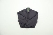 Tala Men's Bomber Jacket Size L Charcoal Waist Length Regular Pockets Zip Close