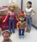 Fisher - Price Loving Family Figure Lot  With Pink VW Beetle Car — photo 2