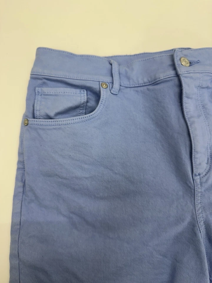 Loft Womens Shorts Size 12 Light Blue Denim Cut Off Shorts - Image 2 of 4