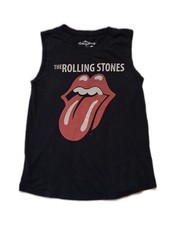 The Rolling Stones tongue logo band tee SM Graphic Black Size S Cotton