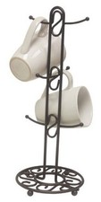 Collection Mug Tree, Single Twin Bronze