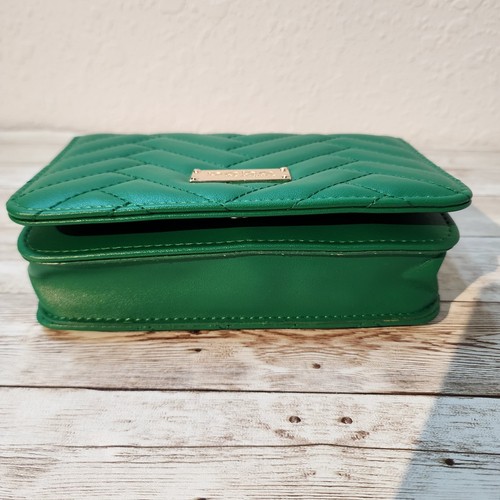 BEBE Sophia Quilted Crossbody Handbags Small( LOT OF 2) Green&Blue Vacation Work - Picture 11 of 14