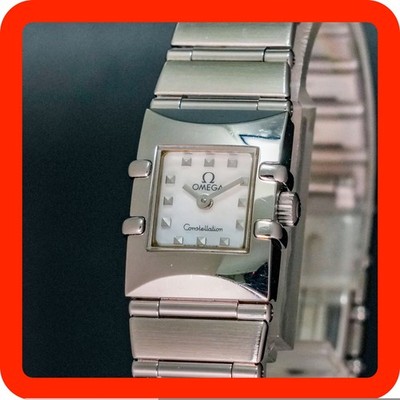 [MINT] OMEGA Constellation Carre Quadra Shell Dial Cal.1376 795.1240 Woman