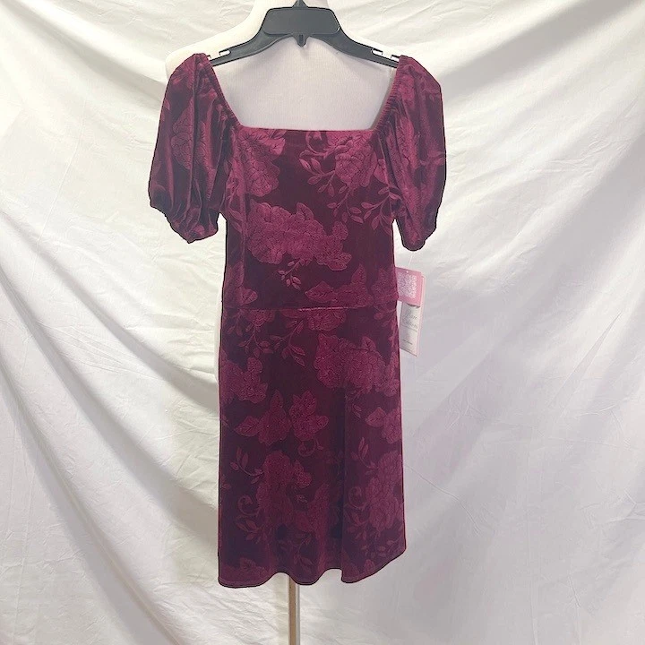 Rare Editions Short Sleeve Velvet Dresses for Girls for sale | eBay