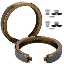 Rear Organic Material Brake Shoes 781PG S781, for SUVs and Pickup Trucks, Com...