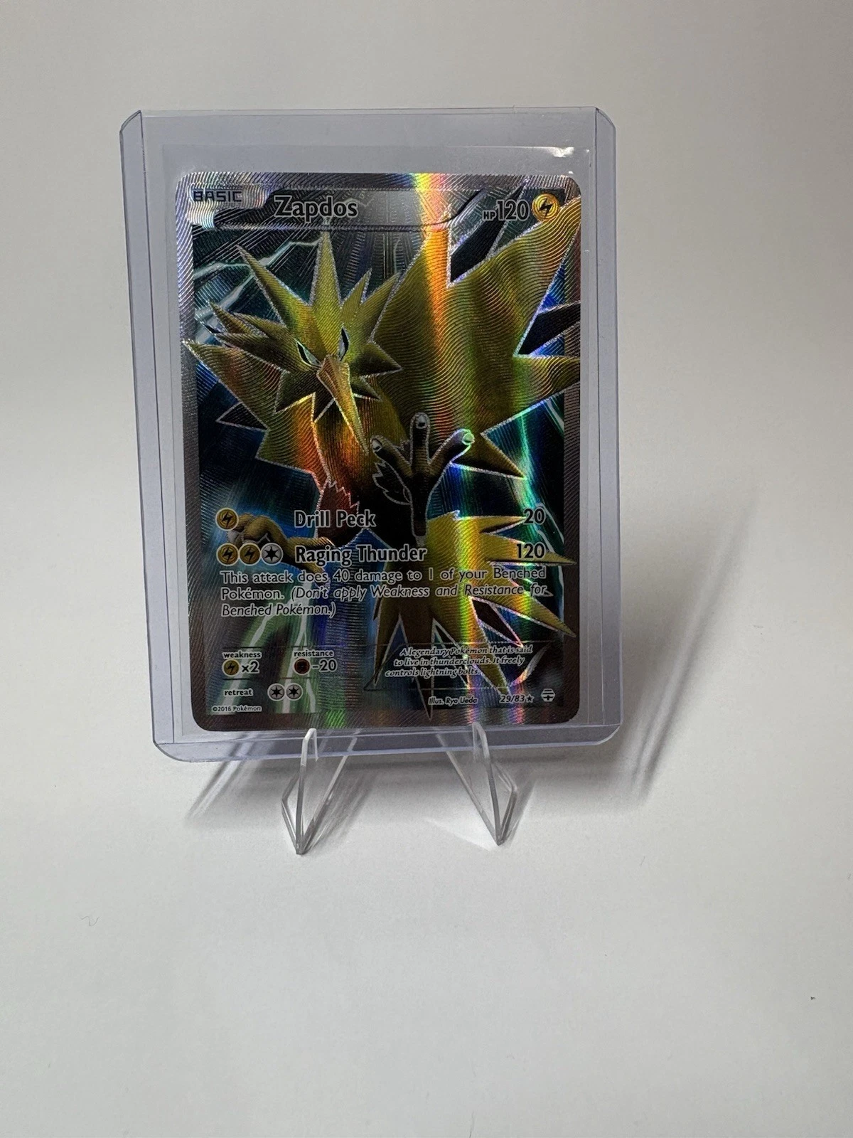 Pokemon Zapdos 29/83 - Generations 2016 Full Art Holo - LP