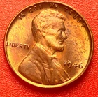 1946-P Lincoln Wheat Cent Penny GEM RD BU From an Original Bank Roll