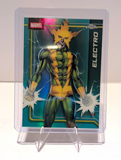 2026 Topps Chrome Marvel Comics Electro #115 Aqua Refractor #'d 104/199