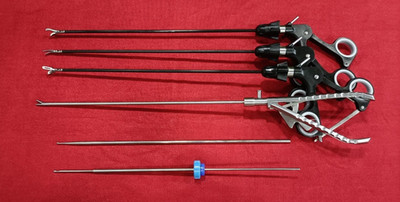 Laparoscopic Basic Training Kit For Endo-Trainer Best Quality Reusable - 6nos