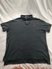 Polo Ralph Lauren Custom Fit Black Polo Shirt XL Men s Short Sleeve Logo