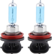 H11 Car Halogen Bulbs, 12V 55W 6000K White Light Bulbs Super Bright Car Halogen